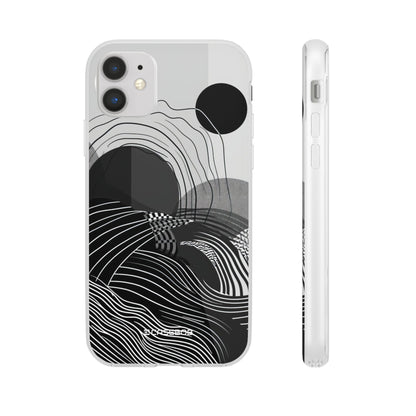 Monochrome Dynamics | Flexible Phone Case for iPhone