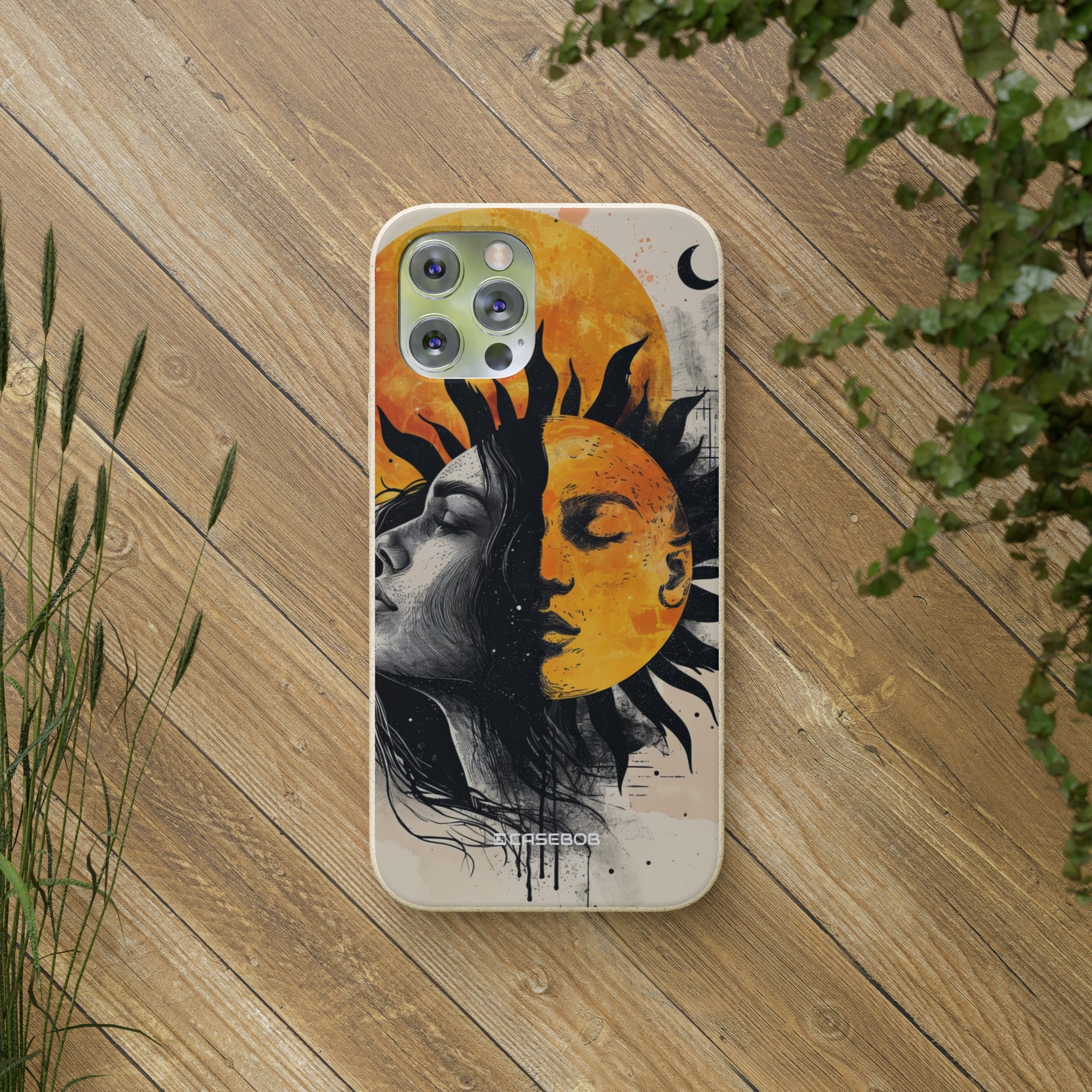 Sunlit Duality | Biodegradable Phone Case