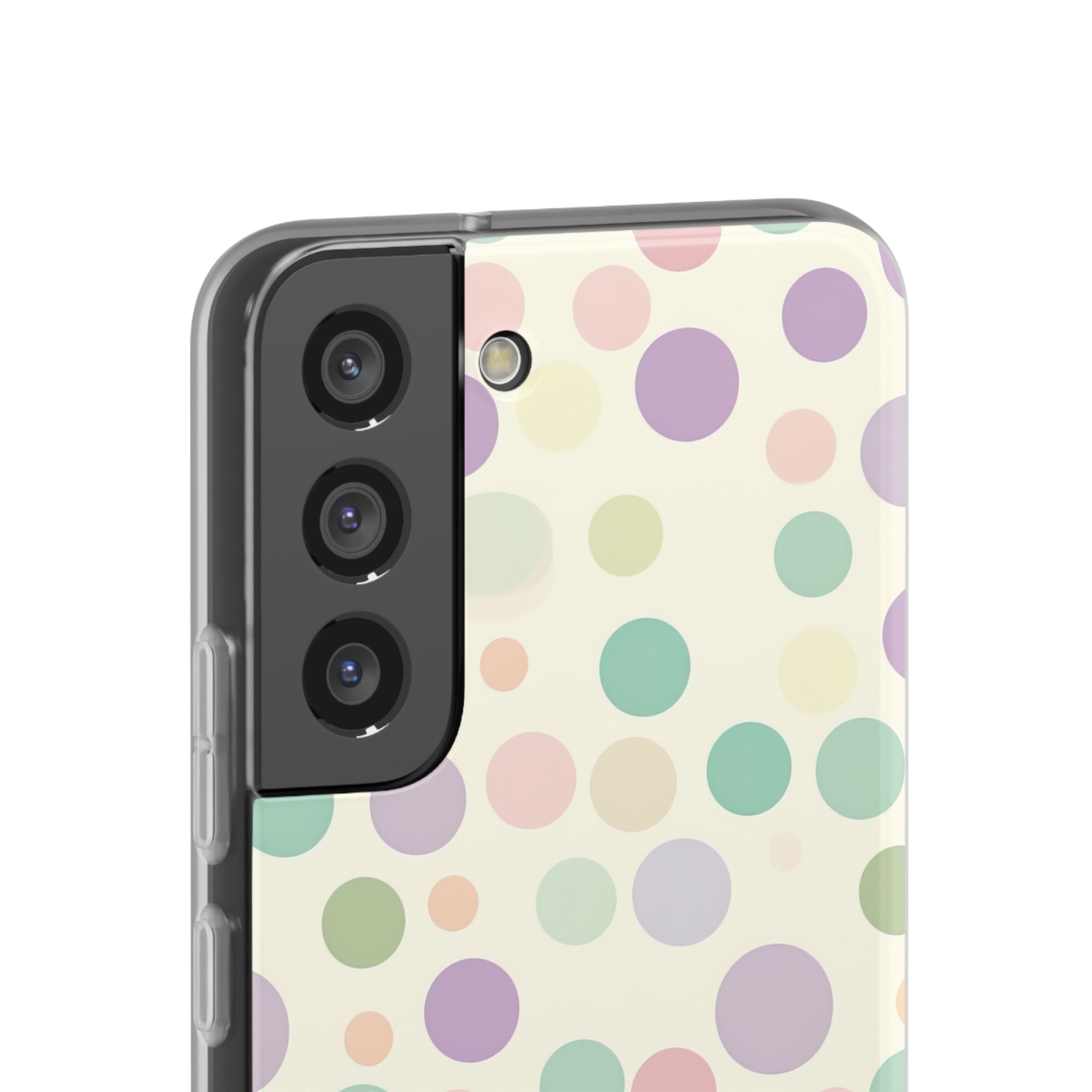 Playful Pastel Polka Dots - Flexi Samsung S22 Phone Case