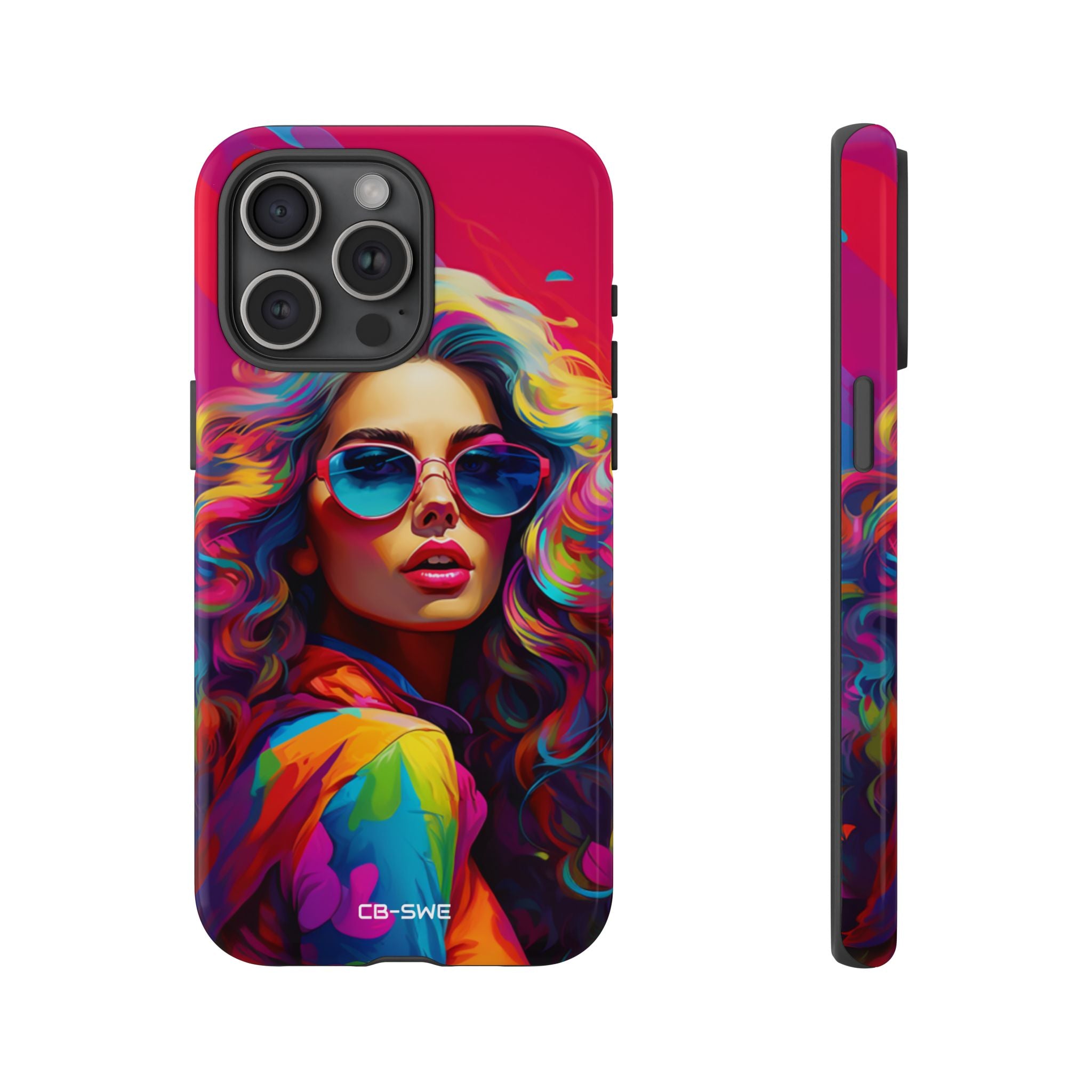 Surreal Color Fusion - iPhone Case
