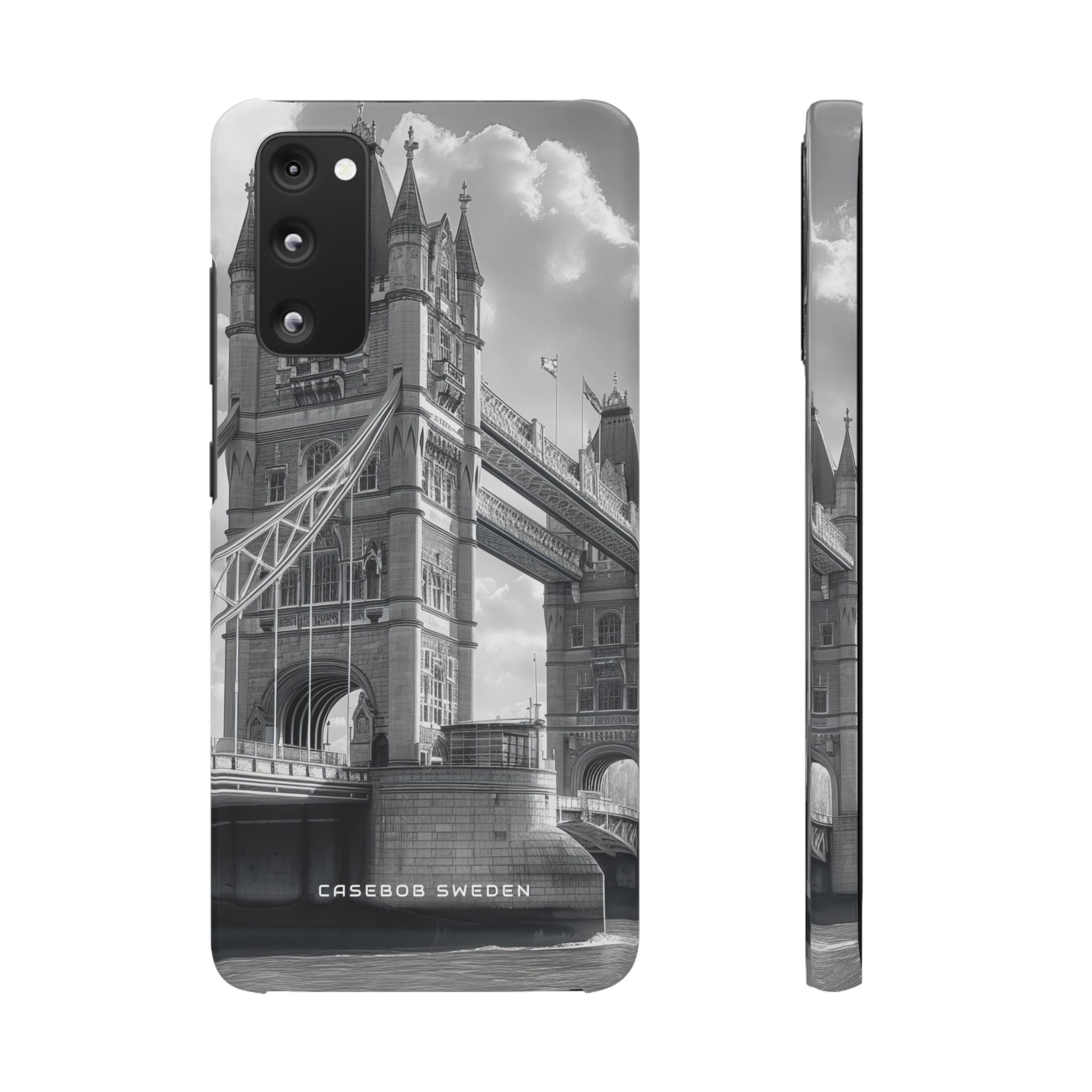 Tower Bridge Monochrome Architecture Study Samsung S20 - Slim Phone Case