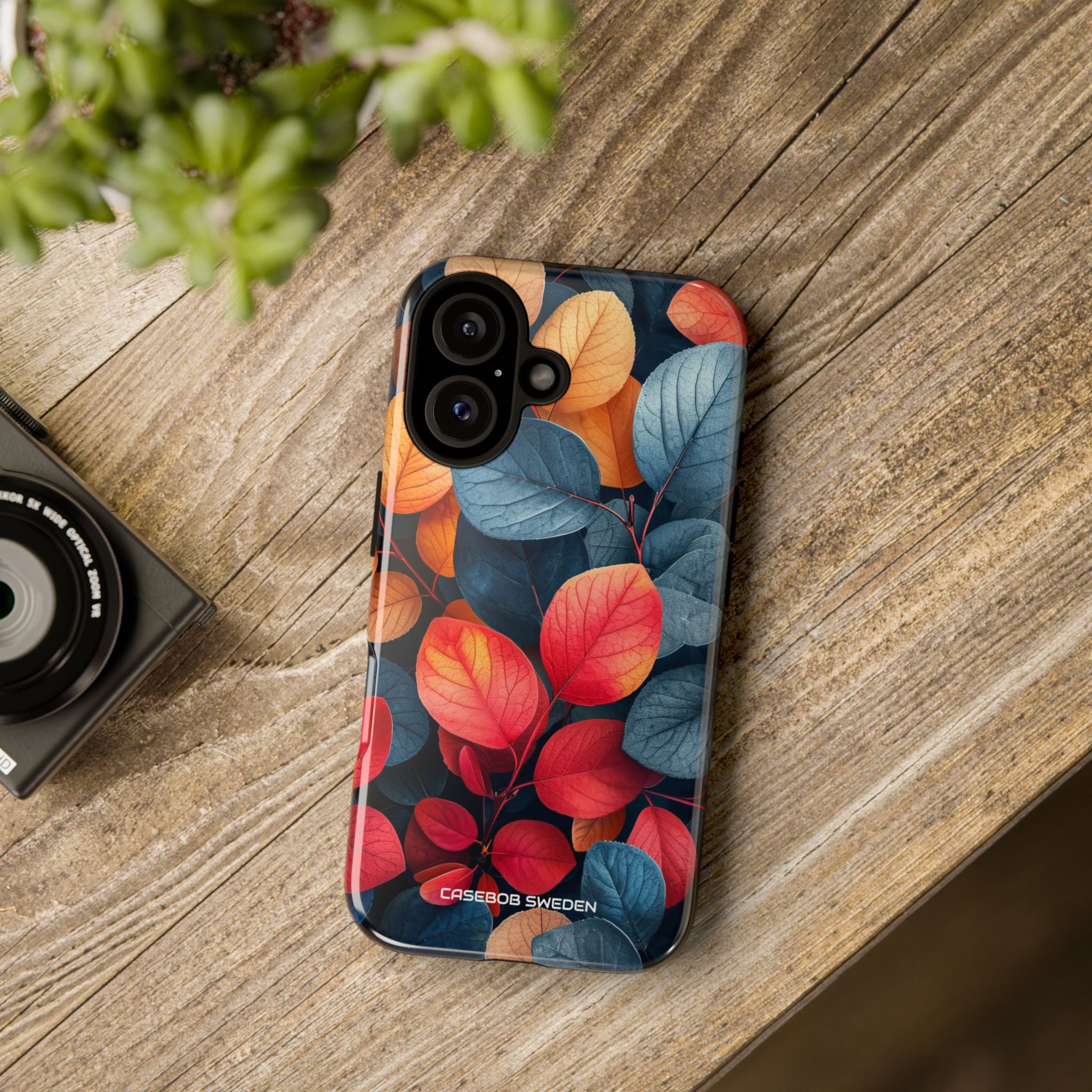 Vibrant Nature Leaves - Tough iPhone 16 Phone Case