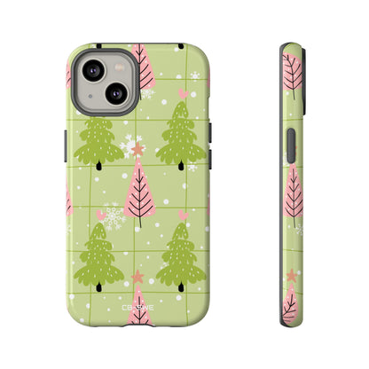 Whimsical Trees Dance - iPhone Case
