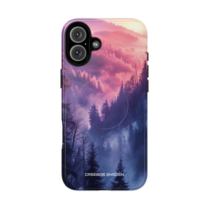 Misty Forest Serenity - Tough + MagSafe® iPhone 16 Phone Case