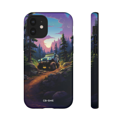 Sunset Forest Drive - iPhone Case