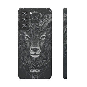 Mystic Ram Mandala | Slim Phone Case for Samsung