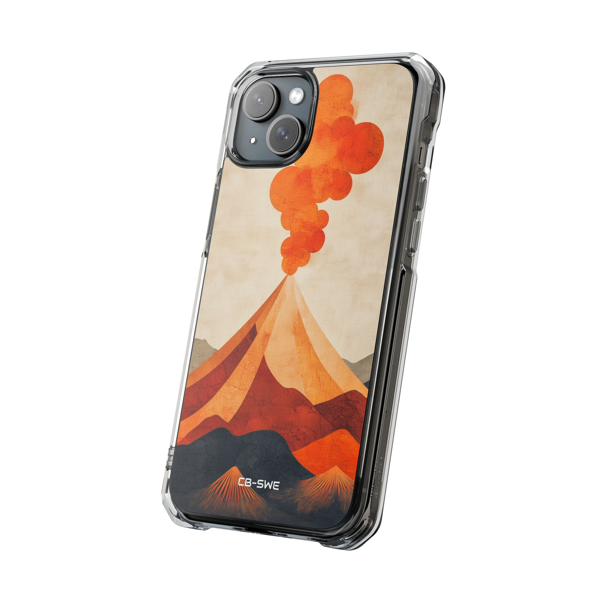 Erupting Heat Waves iPhone Case - Impact