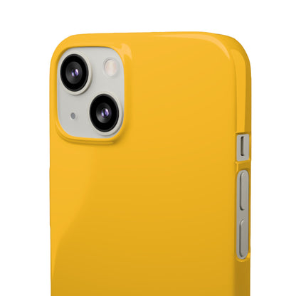 Amber Yellow - Slim iPhone 13 Phone Case