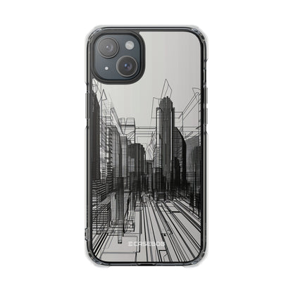 Urban Wireframe - Phone Case for iPhone