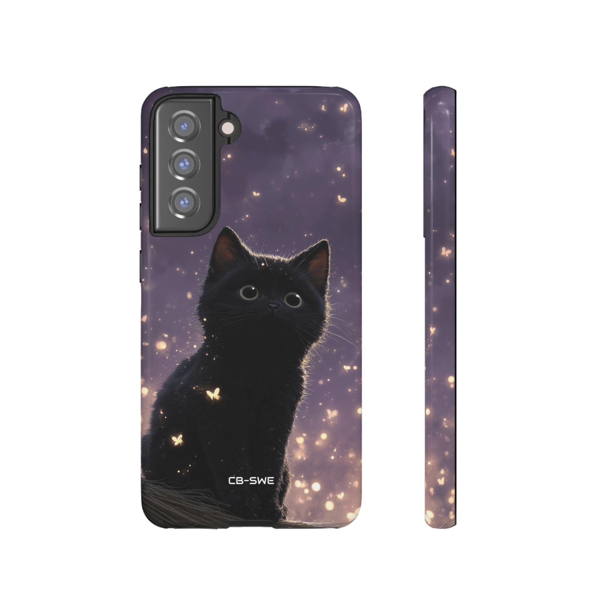 Whimsical Cat Soars - Samsung Case