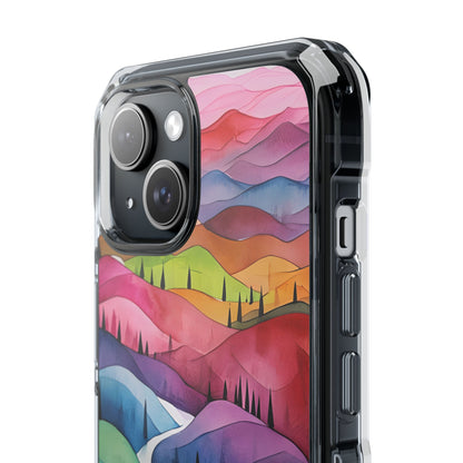 Whimsical Colorful Valleys iPhone Case - Impact