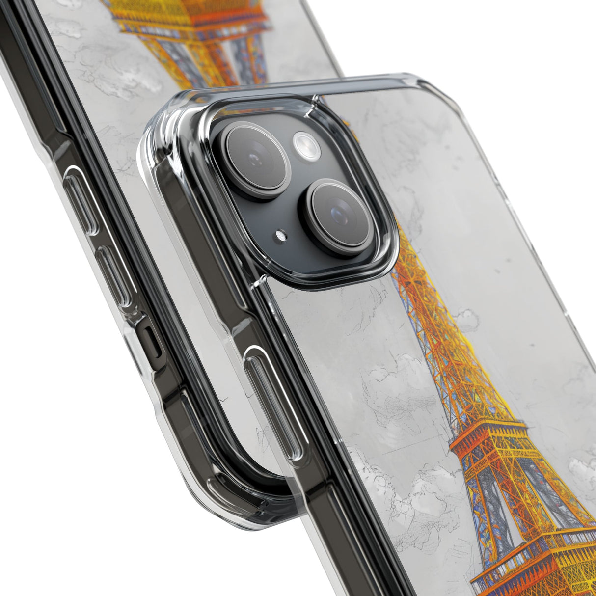 Autumnal Parisian Glow - Phone Case for iPhone (Clear Impact - Magnetic)