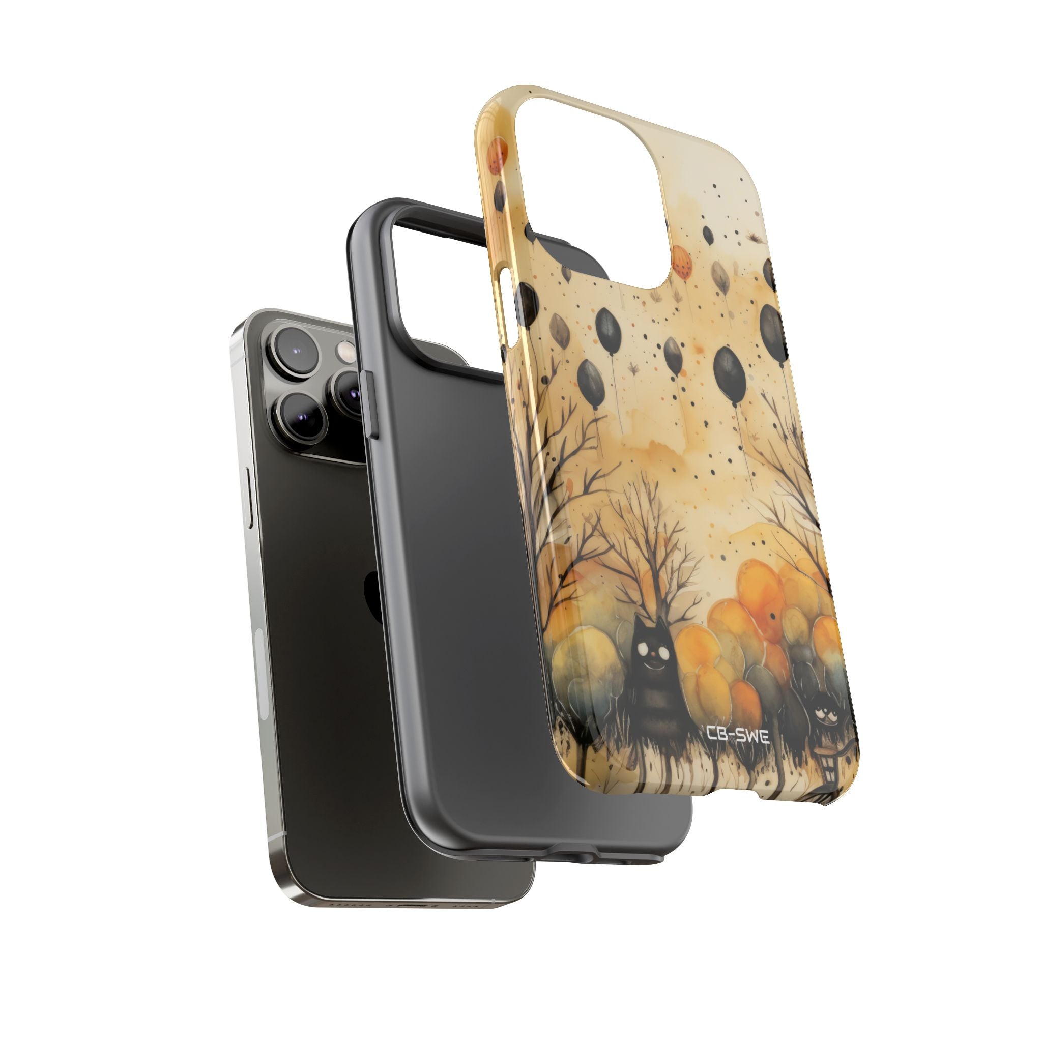 Balloons Drift Skyward - iPhone Case
