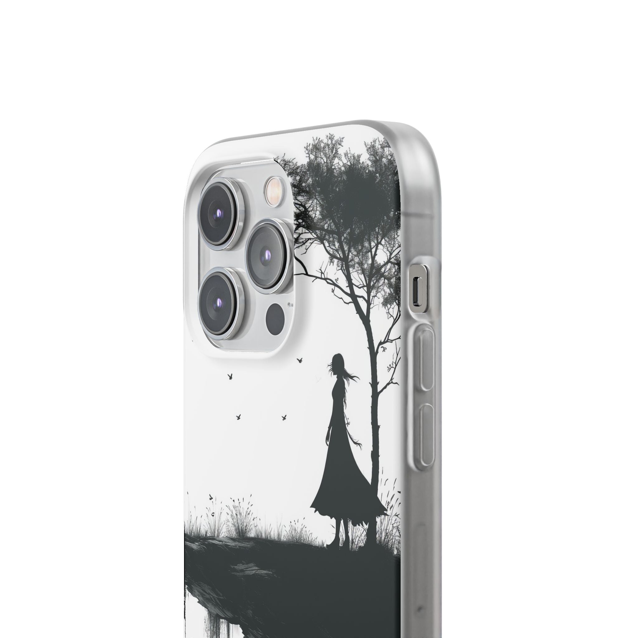 Cliffside Silhouette iPhone 14 Pro Case - Soft
