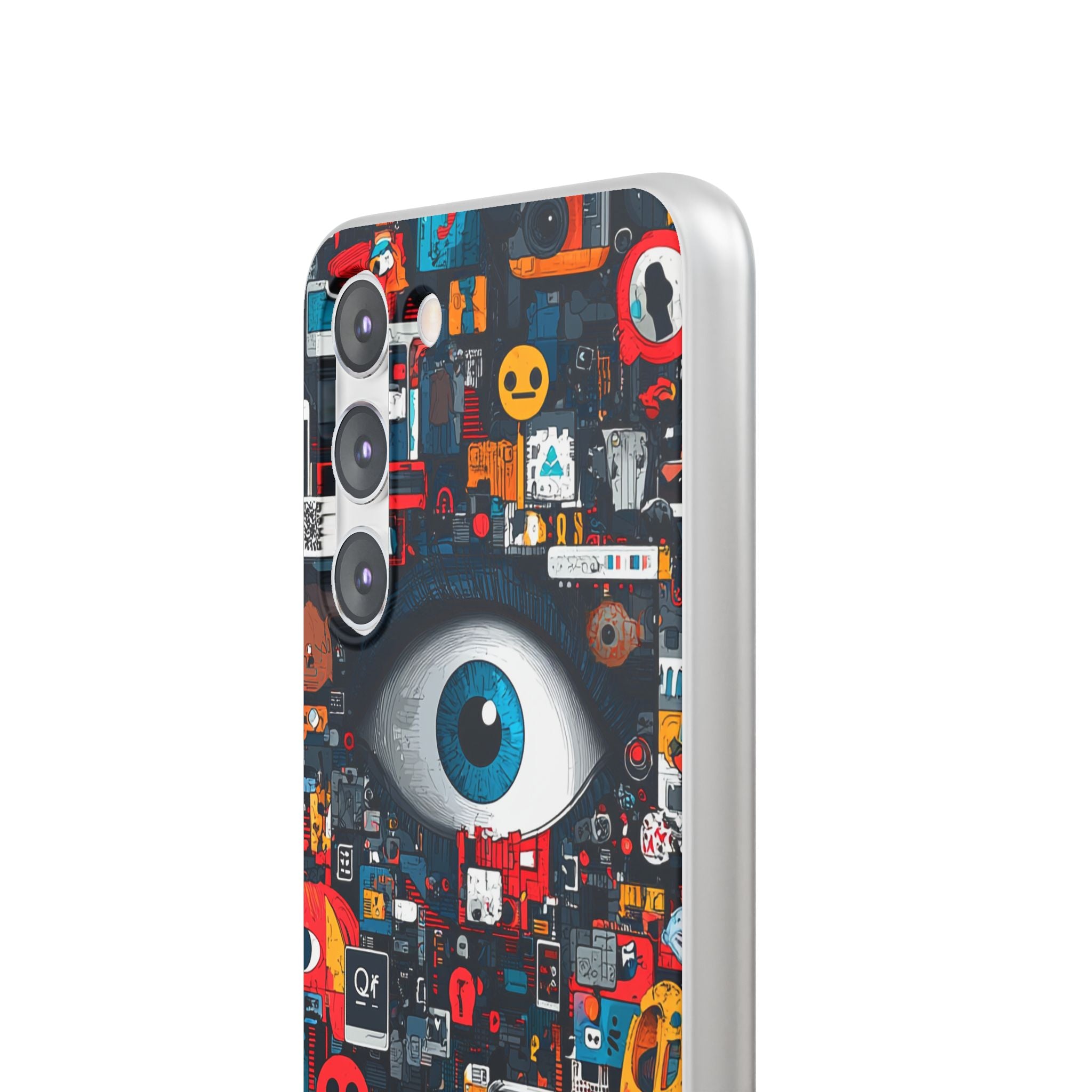 Digital Eye Blue Samsung S23 Plus Case - Soft