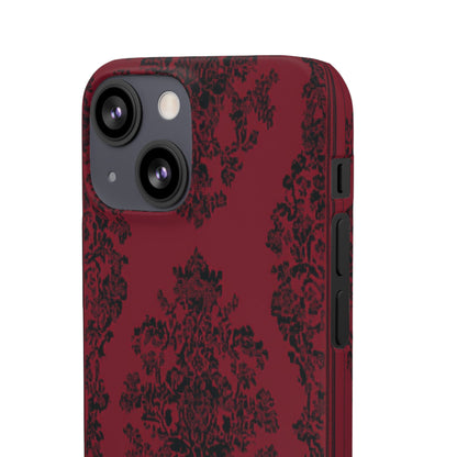 Gothic Crimson Elegance iPhone 13 - Slim Phone Case