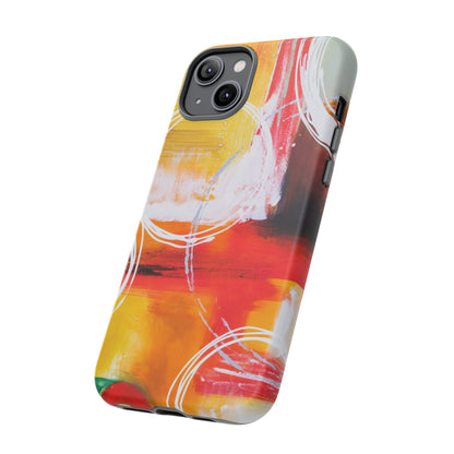 Abstract Yellow - Protective Phone Case