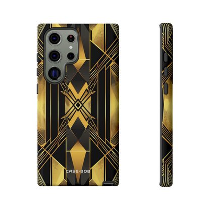 Golden Diamond Radiance Samsung S23 Ultra Case - Tough