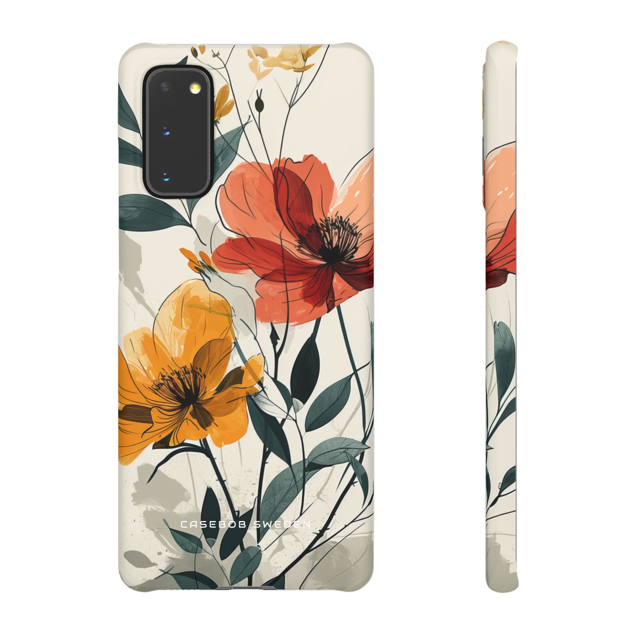 Elegant Floral Harmony Samsung S20 - Slim Phone Case