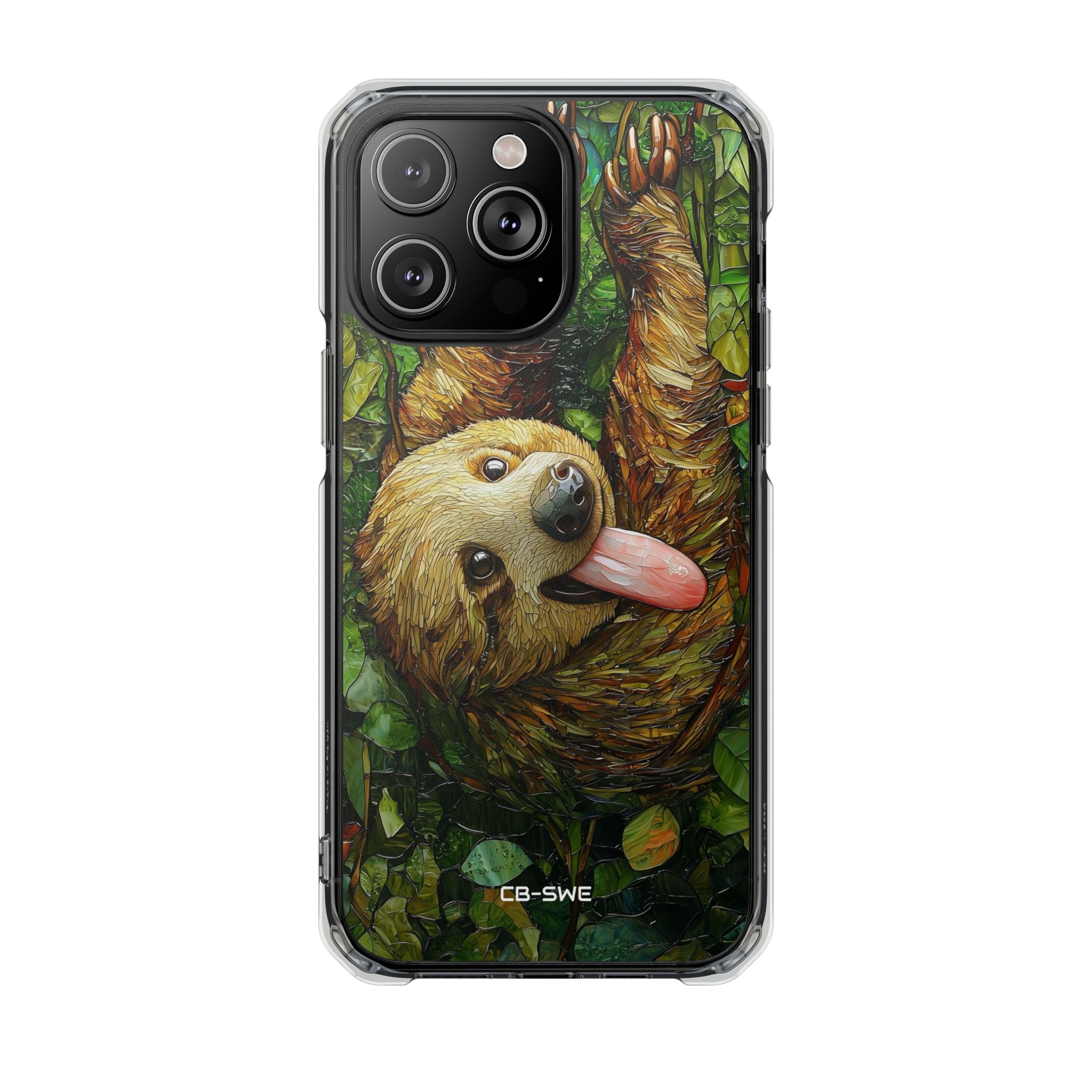 Sloth Hangs Playfully iPhone Case - Impact
