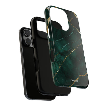 Emerald Veins Flow - iPhone Case