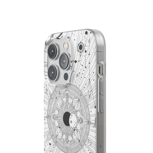 Celestial Mandala Mystique | Flexible Phone Case for iPhone