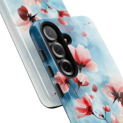 Pink Blossom Drift Samsung S25 Plus Case - Tough