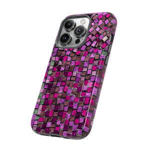 Purple Mosaic - Protective Phone Case