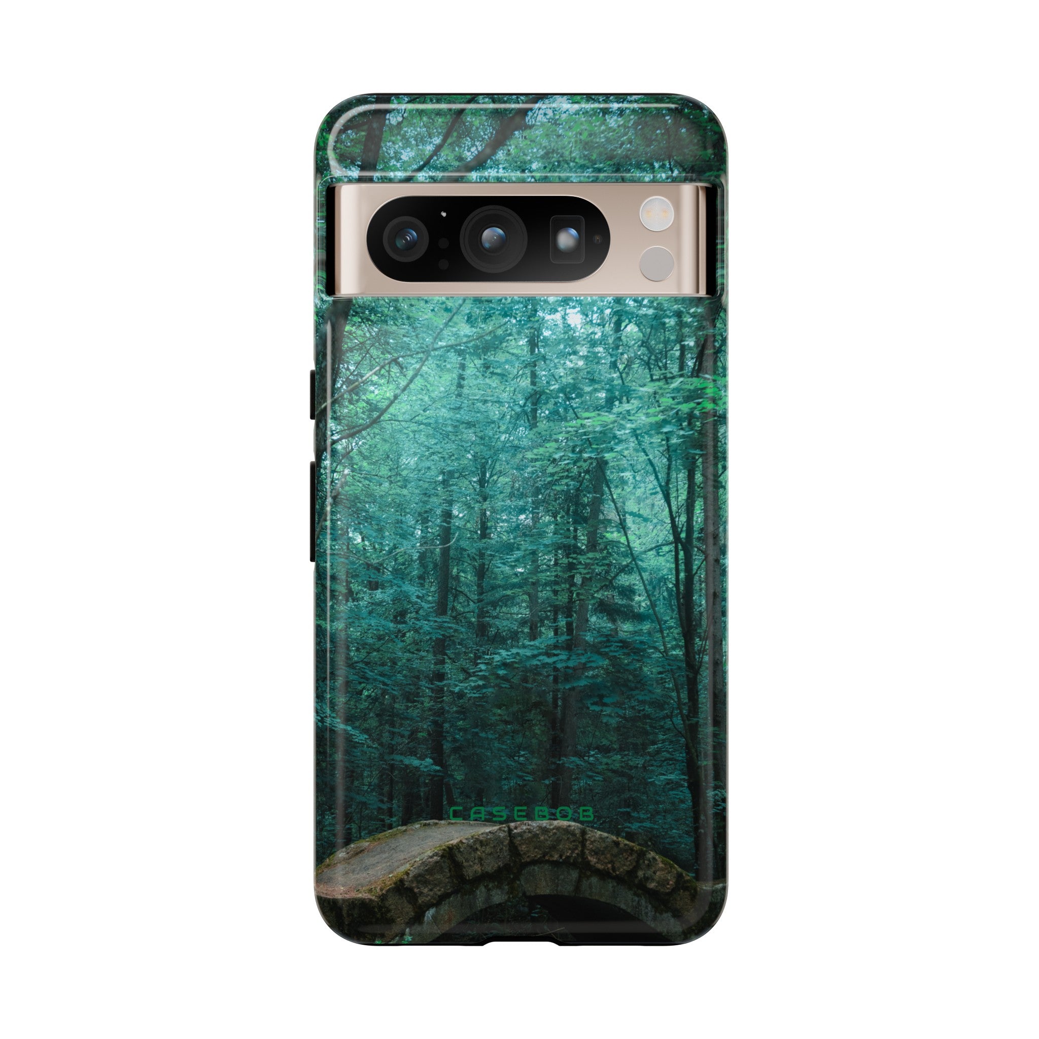 Mystical Forest with Stone Bridge - Protective Phone Case