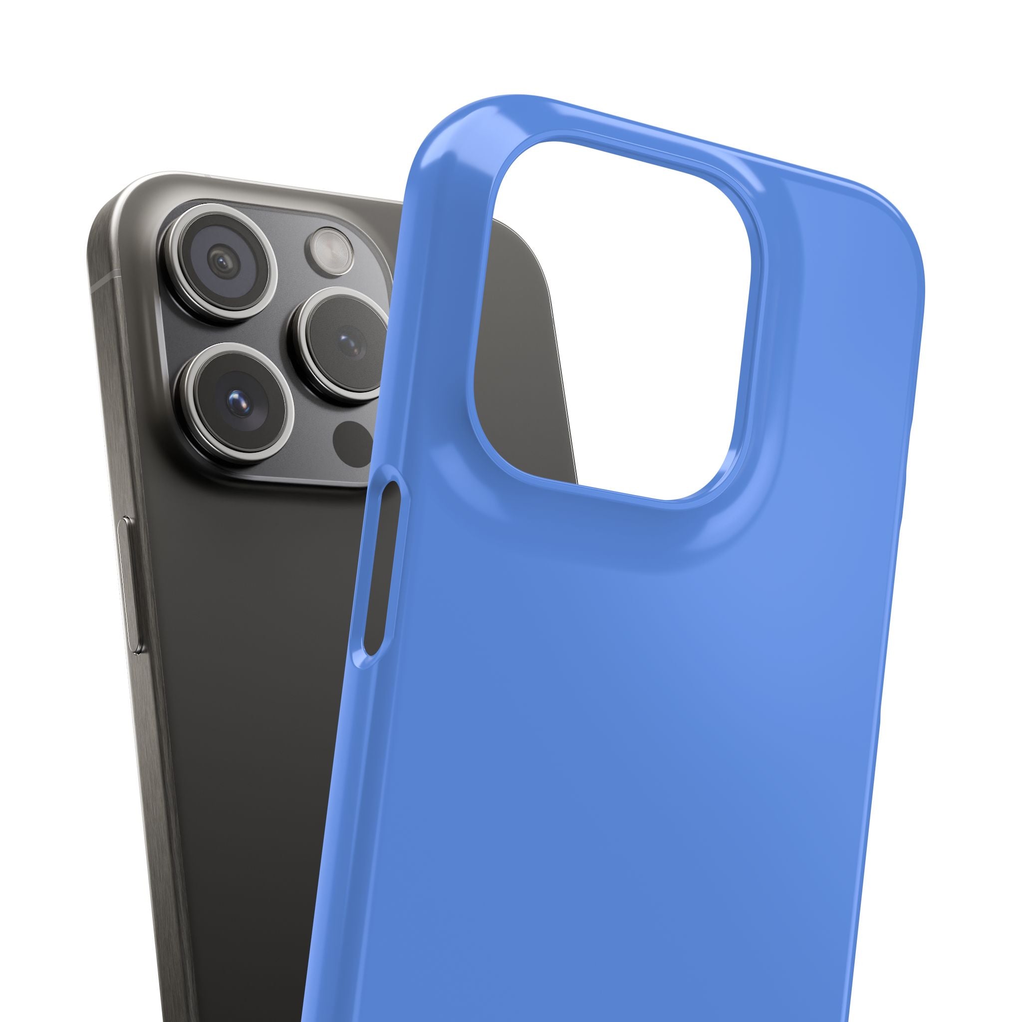 Cornflower Blue iPhone 15 - Slim Phone Case