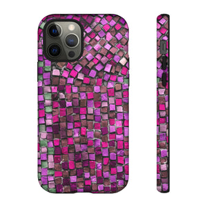 Purple Mosaic - Protective Phone Case