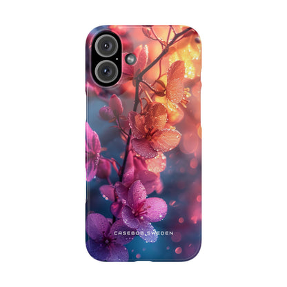 Surreal Flower Harmony iPhone 16 - Slim Phone Case