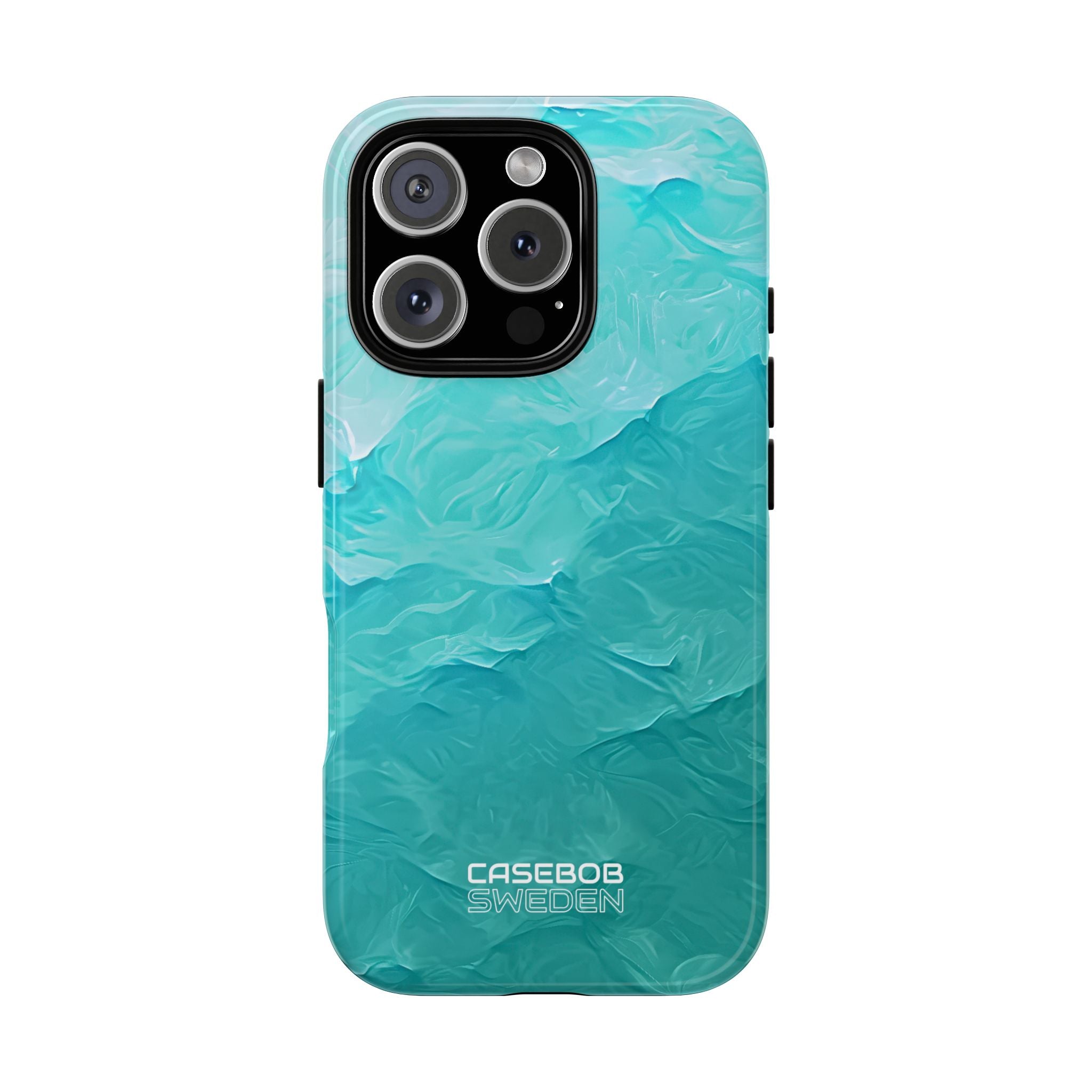 Soothing Aqua Currents iPhone 16 - Tough