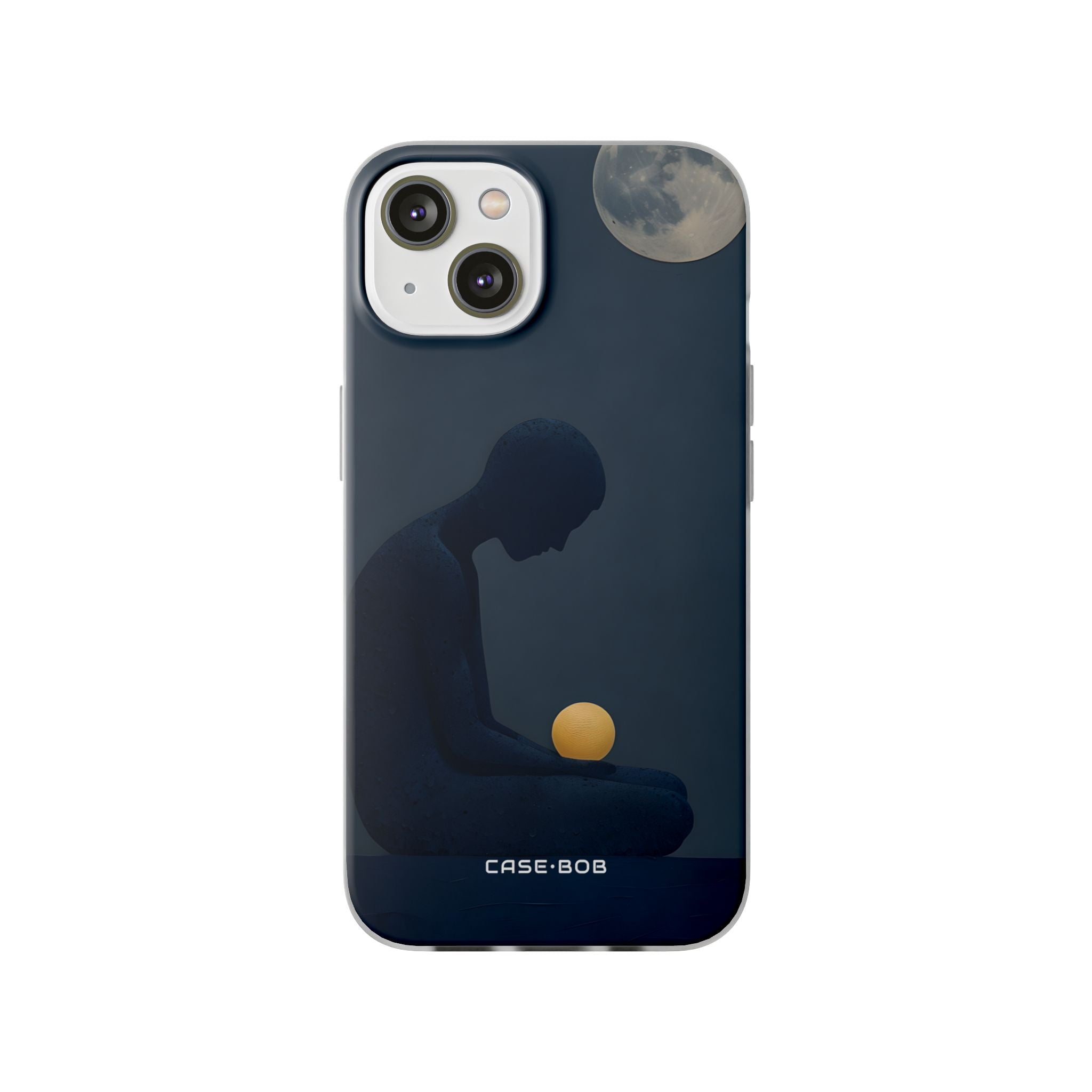 Moonlit Contemplation iPhone 14 Case - Soft