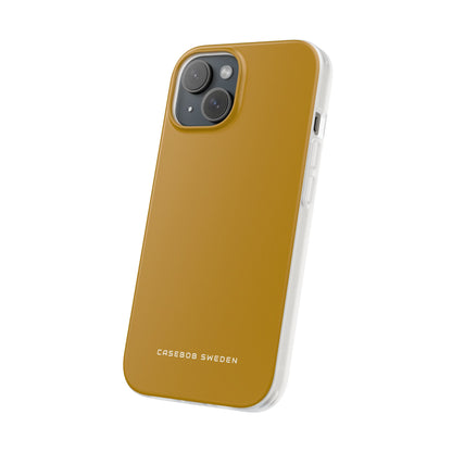 Dark Golden Rod iPhone 15 - Flexi Phone Case