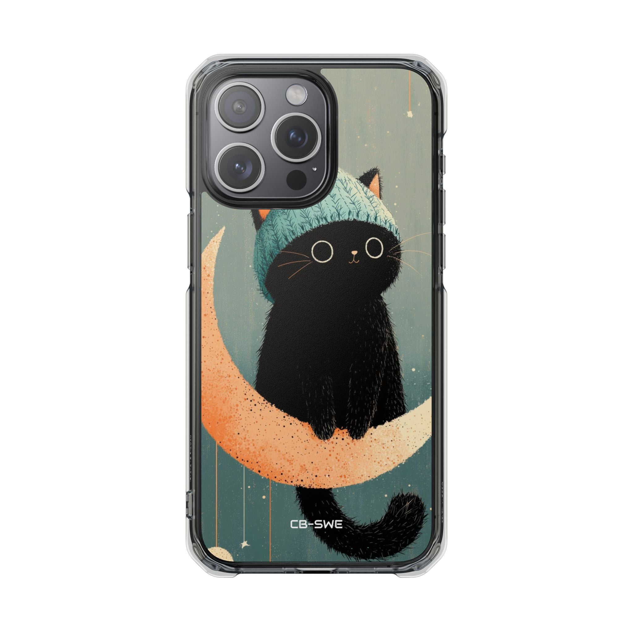 Cat Sits Dreaming iPhone Case - Impact