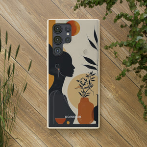 Modern Silhouette Tranquility | Biodegradable Phone Case