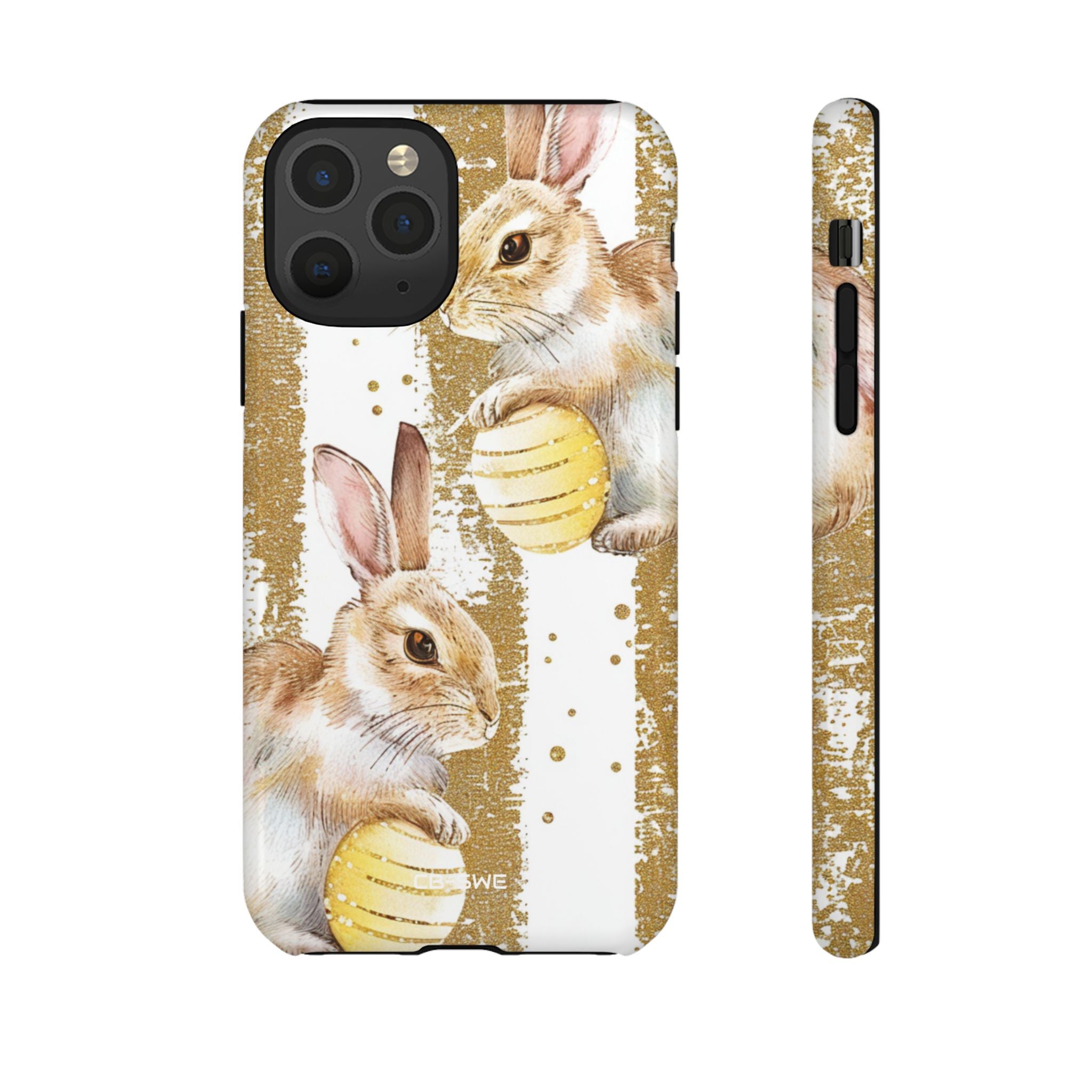 Bunnies Hold Eggs - iPhone Case