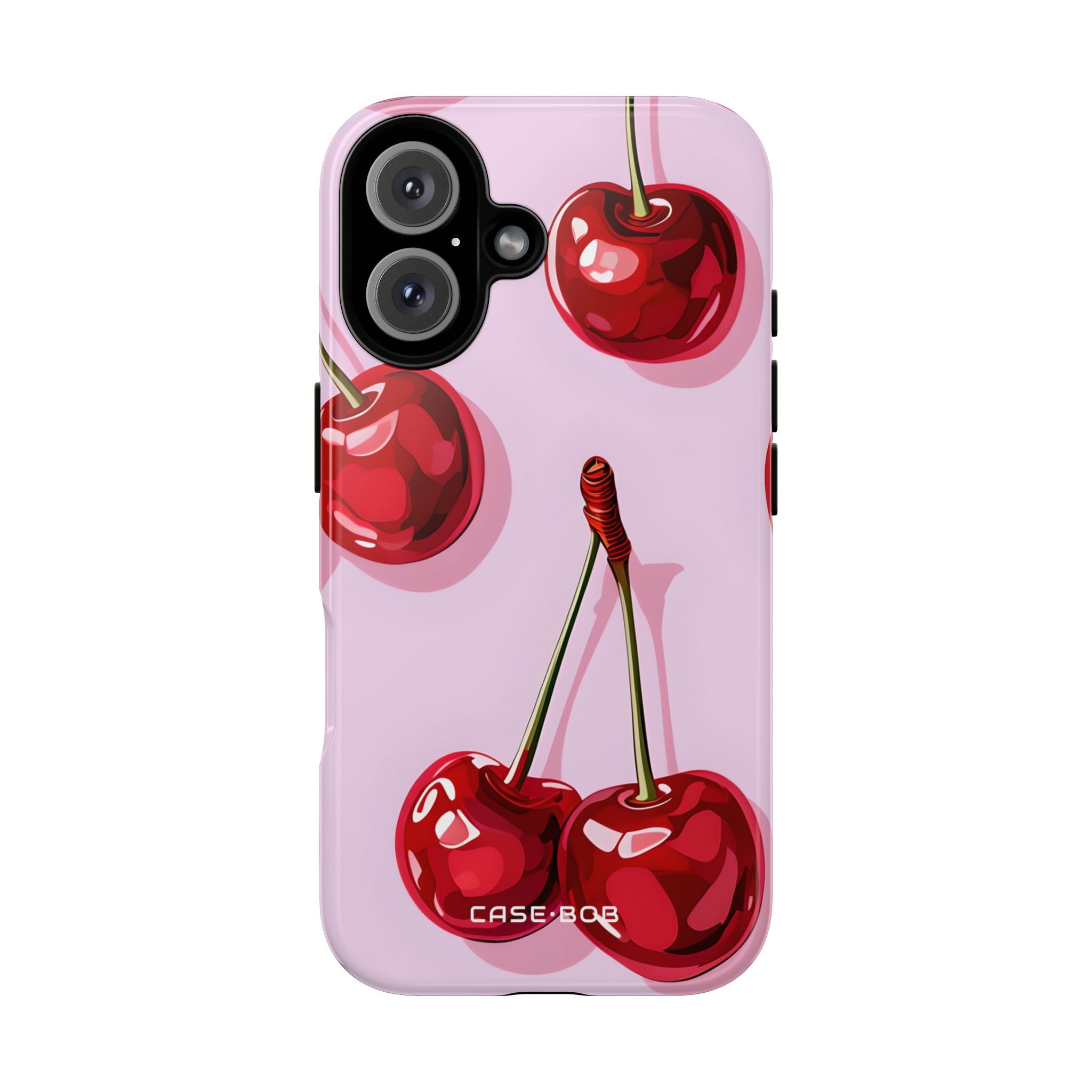 Glossy Cherry Burst iPhone 16 Pro Case - Tough