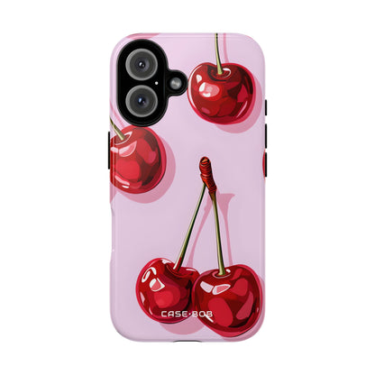 Glossy Cherry Burst iPhone 16 Pro Case - Tough