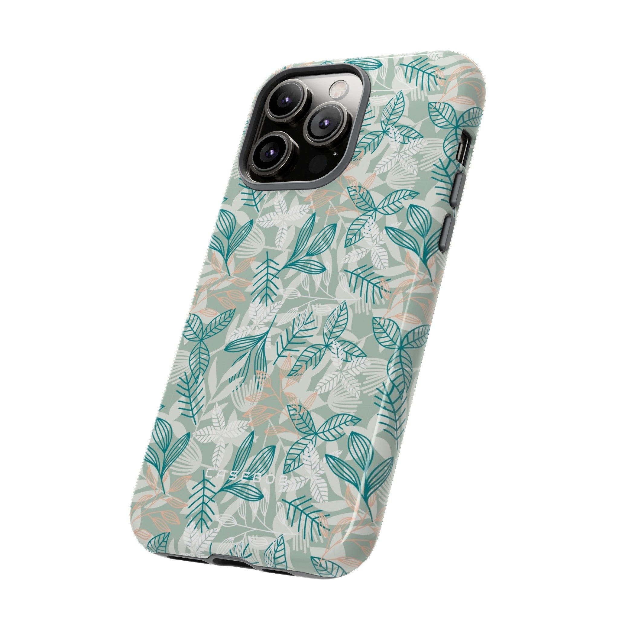 Light Green Leaf - Protective Phone Case