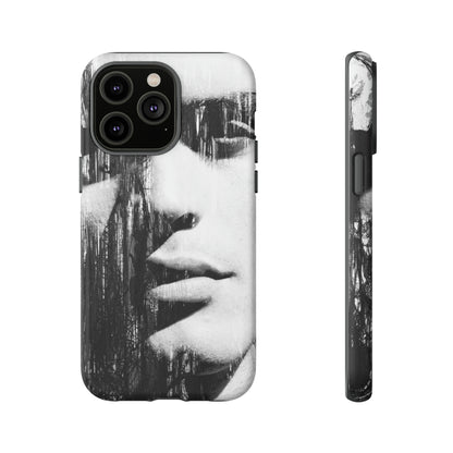 Black & White Pop Art - Protective Phone Case