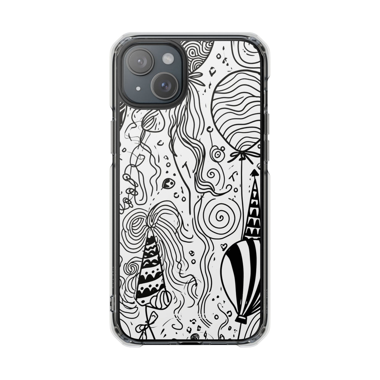 Whimsical Festivity - Phone Case for iPhone (Clear Impact - Magnetic)