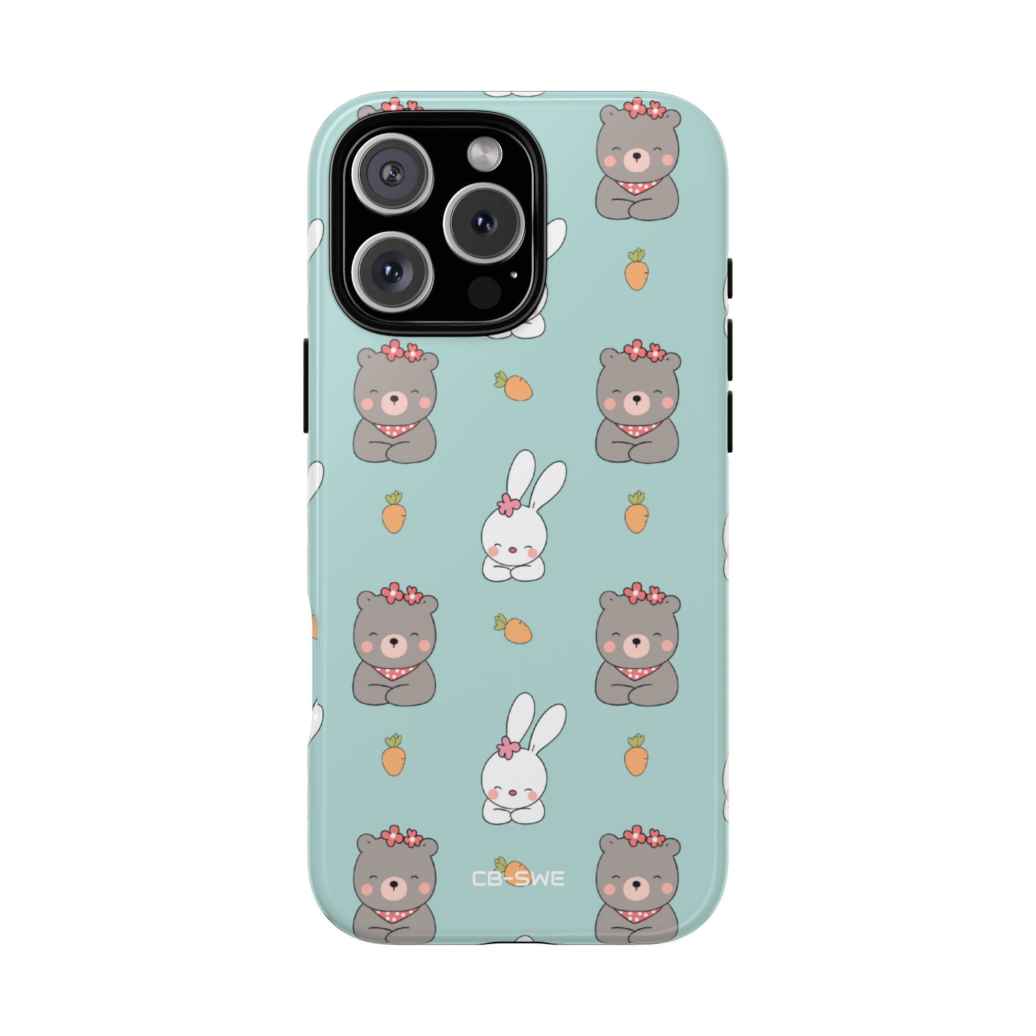 Bunnies Gather Carrots - iPhone Case