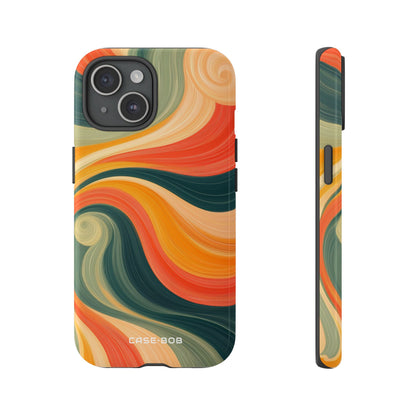Swirling Ember iPhone 15 Case - Tough