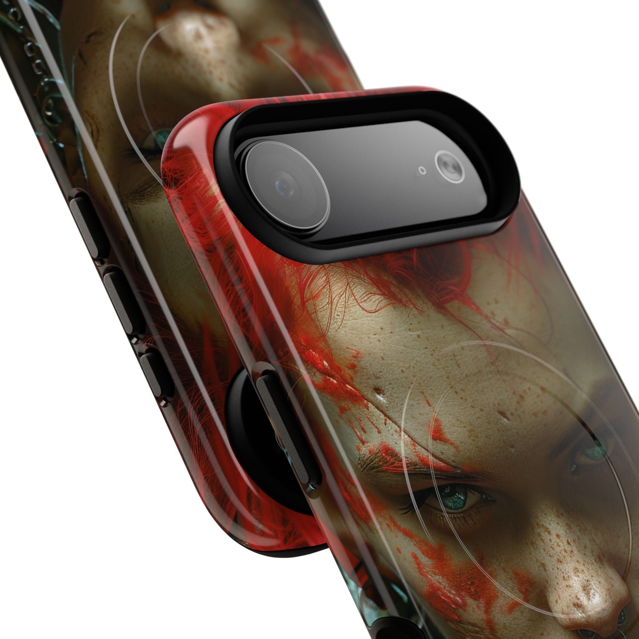 Red Spike Gaze iPhone 17 Air Case - Tough+