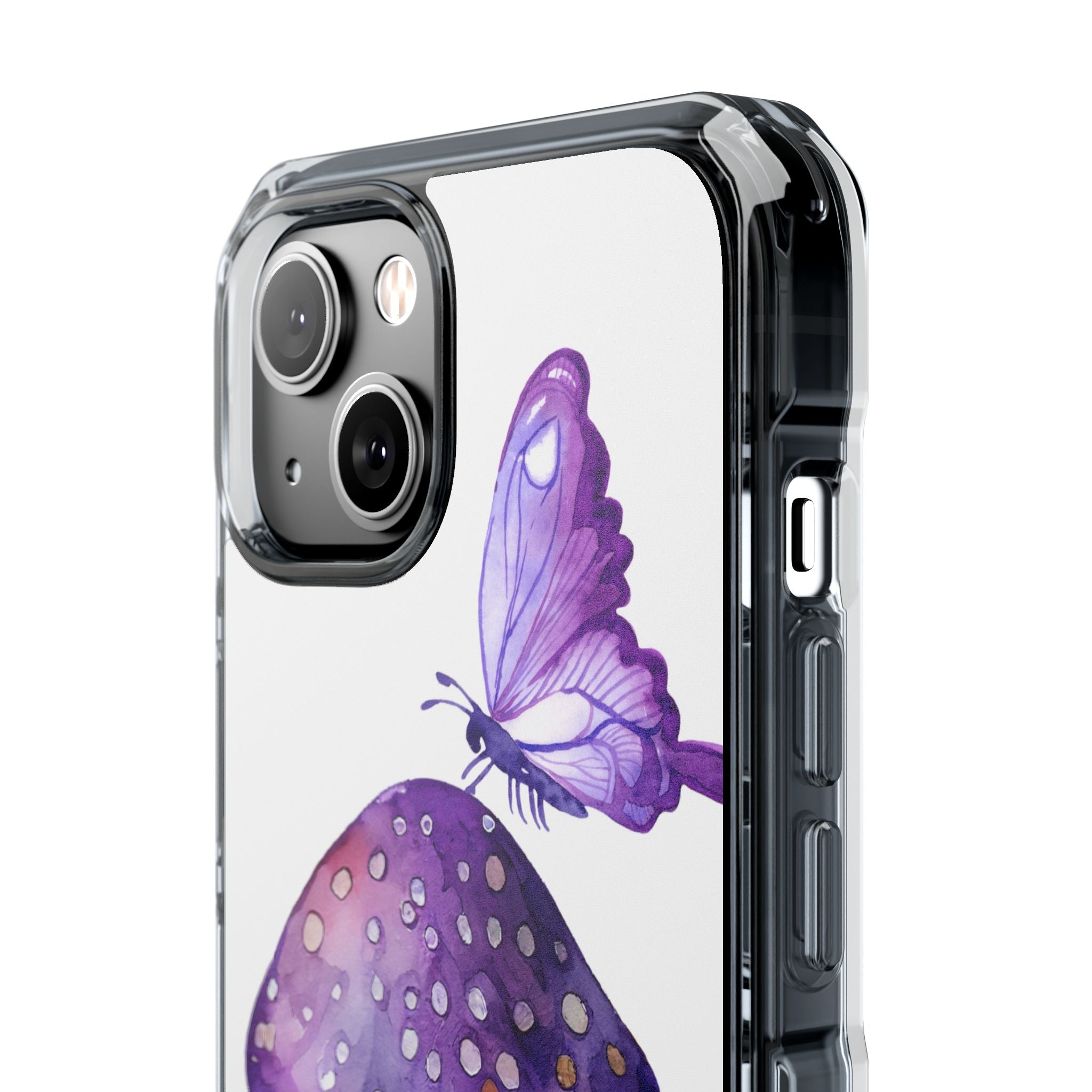 Whimsical Butterfly Perch iPhone Case - Impact
