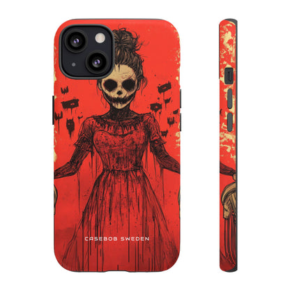 Haunting Scarlet Descent iPhone 13 - Tough Phone Case