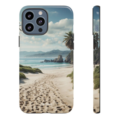 Footprints Trace Sand - iPhone Case