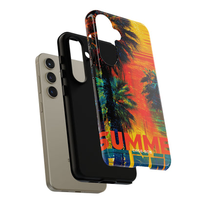 Tropical Sunburst Samsung S24 Case - Tough